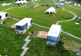 Volferda space capsule house, with natural wind and scenery Volferda space capsule house, with natural wind and scenery